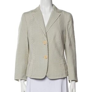 Akris Textured Cream Blazer